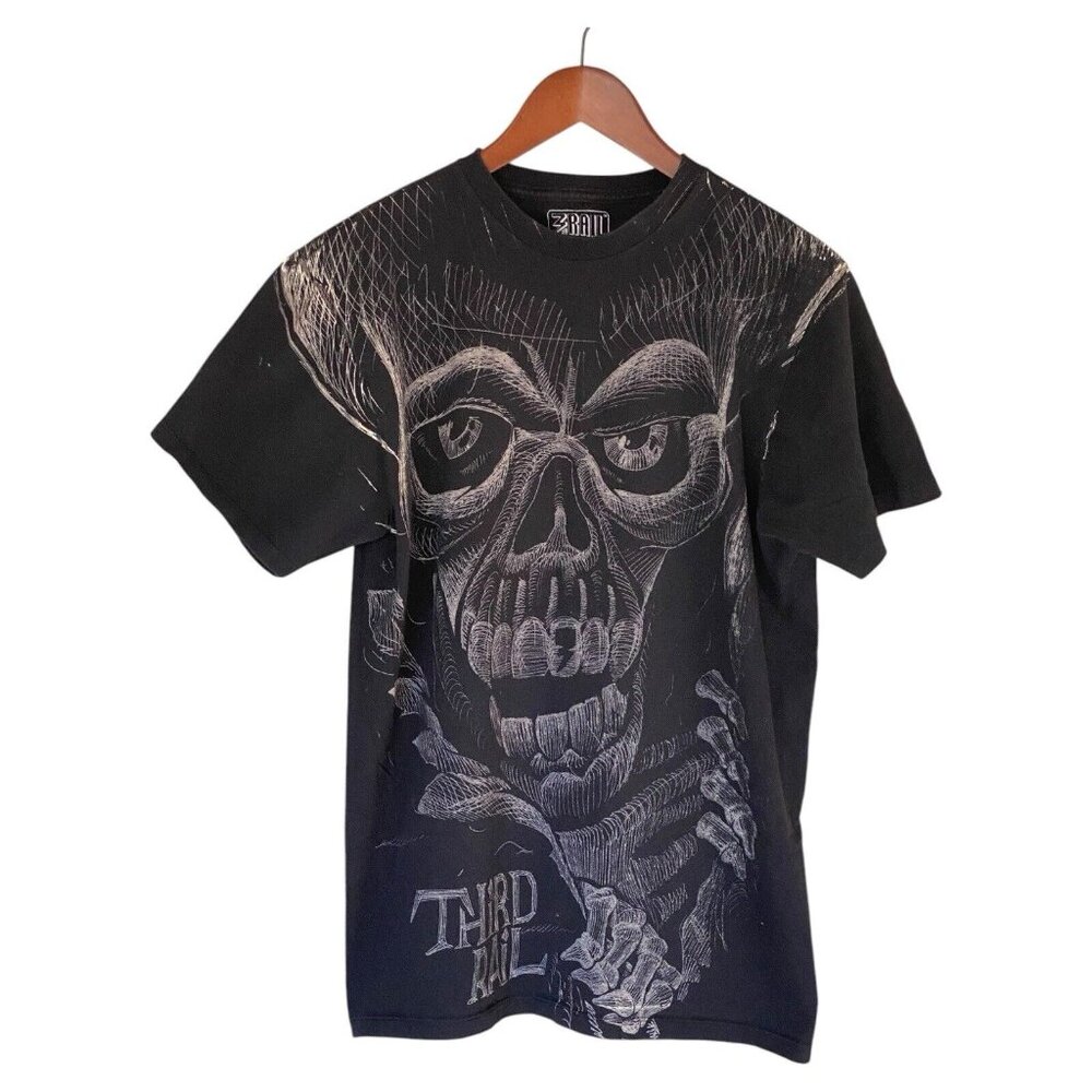 3RD Rail Graphic T Black S/S T-Shirt Men's Size L